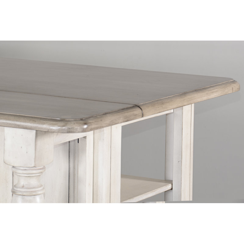August Grove® Almira Wood Kitchen Island & Reviews Wayfair